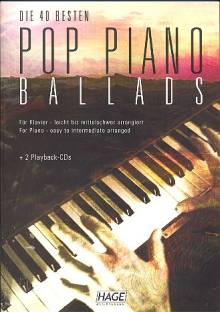 Die 40 besten Pop Piano Ballads mit 2 CDs