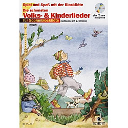 Die schönsten Volks- und Kinderlieder - 1-2 Blockflöten