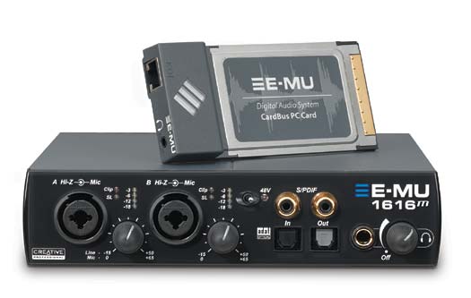 E-MU 1616M Cardbus/PCMCIA Audio-Interface