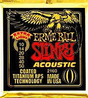 Ernie Ball EB-2160 Acoustic Coated Titanium Saiten 010-050