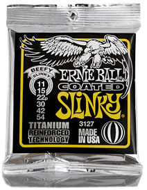 Ernie Ball EB-3127 Coated Beefy Slinky E-Gitarren Saiten 011-054