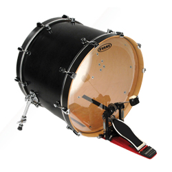 Evans BD26GB3 EQ3 Clear Bassdrum Fell 26"