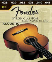 Fender 130 Nylon Saiten mit Ball End 