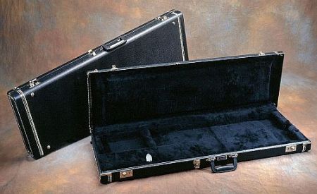 Fender E-Gitarren Case Std. Black Tolex