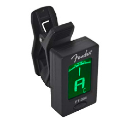 Fender FT-004 Chromatic Clip Tuner Black