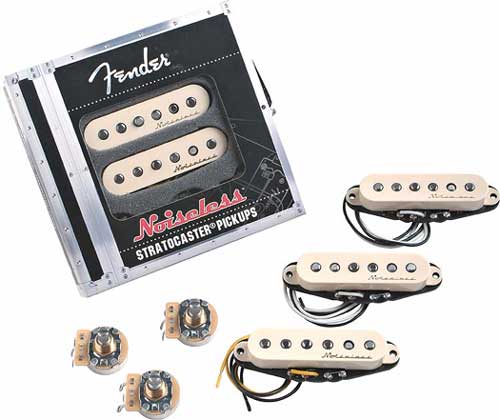 Fender Noiseless Vintage Single Coil Strat Pickup Set weiss