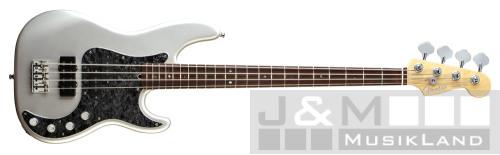 Fender Precision Bass American Deluxe RW Silver