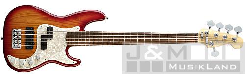 Fender Precision Bass American Deluxe V Ash RW AC