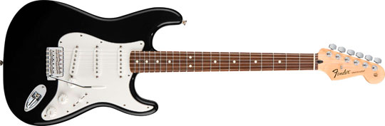 Fender Standard Stratocaster PF BLK Mexico Upgrade