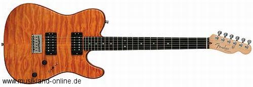 Fender Telecaster American Deluxe QMT RW-Amber