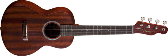 Fender Ukulele Pa'ina mit Electronic