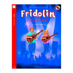 Fridolin goes Pop 2 +CD für 2 Gitarren
