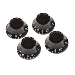 Gibson PRHK-010 4 Top Hat Knobs Black