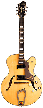 Hagstrom HJ500 Natural World Vintage Serie Jazz Gitarre