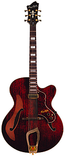 Hagstrom HL550 Natural Mahogany Gloss World Vintage Jazz Gitarre