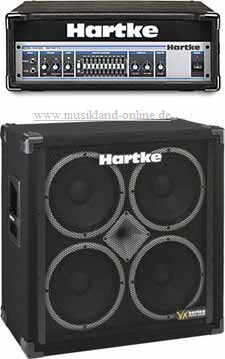 Hartke Halfstack 3500 Basstopteil + VX-410 Bassbox