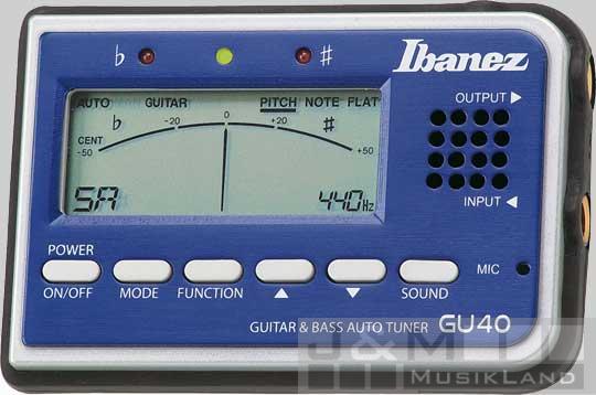 Ibanez GU-40 BL Stimmgerät