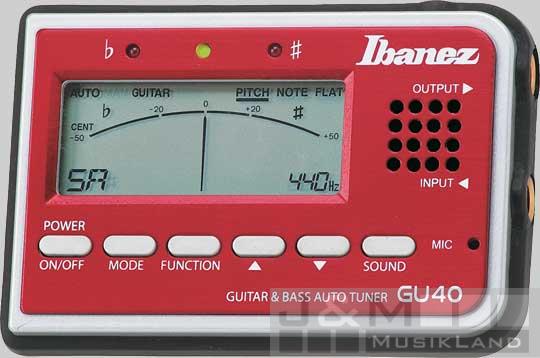 Ibanez GU-40 RD Stimmgerät