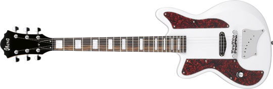 Ibanez ORM-1L WH Omar Rodriguez-Lopez E-Gitarre lefthand