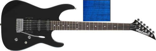 Jackson JS-20 Dinky trans blue