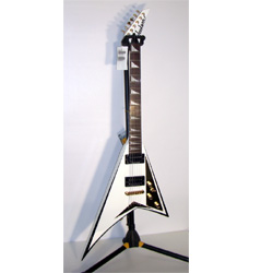 Jackson RR-5 Randy Rhoads white Black Bevels