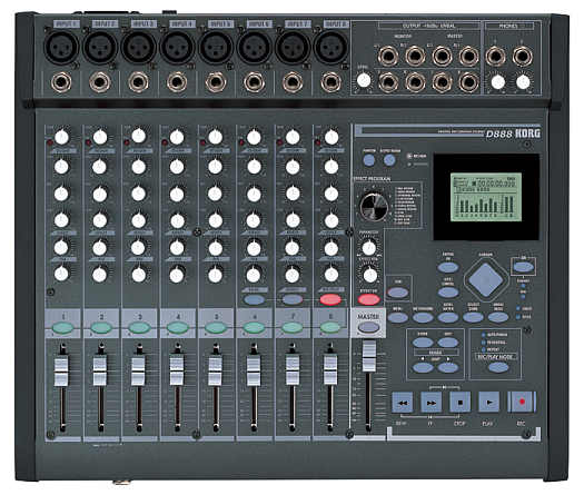 Korg D-888 Digital Recorder/Mixer