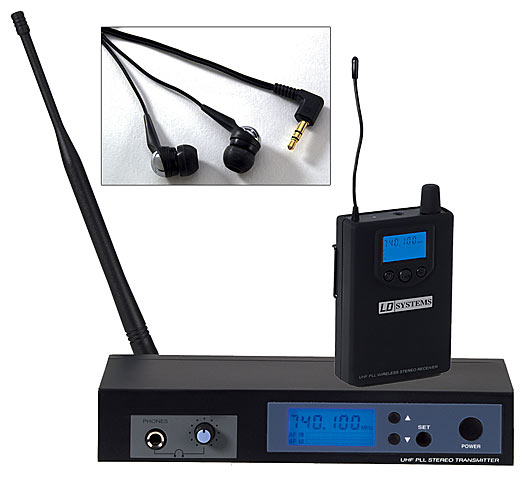 LD-Systems MEI-100 Wireless InEar Monitorsystem Set