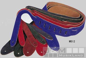 Levys MS12 BLK Leder Gurt