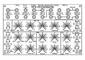 MFB Microzwerg analog Synthesizer halbmodular