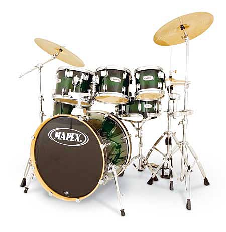 Mapex Drumset M-Birch MB-5255ABG in Black Forest Green