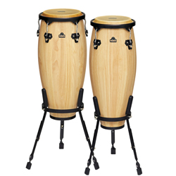 Nino NINO910NT Wood Conga Set Natural