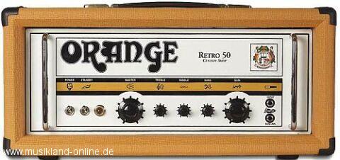 Orange Retro 50 Topteil