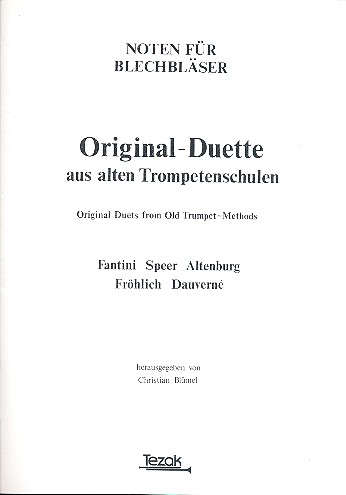 Orginal Duette aus alten Trompetenschulen