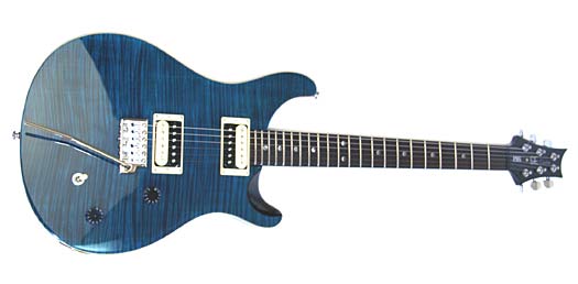 PRS SE Custom Blue Matteo E-Gitarre Stoptail