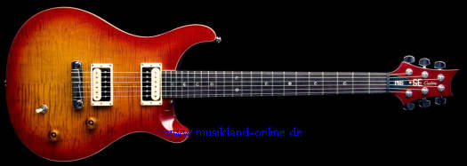 PRS SE Custom Tremolo Cherry Sunburst inkl. Gigbag