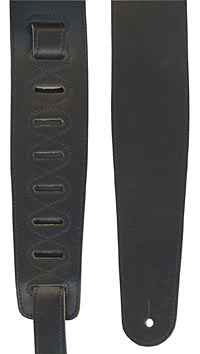 Planet Waves Ledergurt 2 1/2 Deluxe schwarz