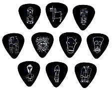 Planet Waves Picks Set Joe Satriani medium JS1B-M