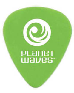 Planet Waves Picks/Plektren Set 25 Stk grün