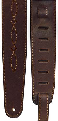Planet Waves Westerngurt Leder braun
