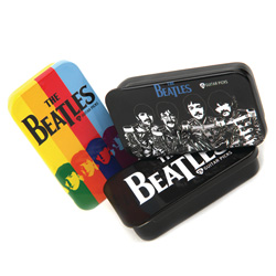 Planetwaves 1cab4 15bt1 Beatles Logo Pick Box Inkl 15 Plecs
