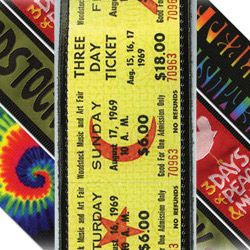 PlanetWaves 25LW01 Woodstock Leather Collection Tix Ledergurt