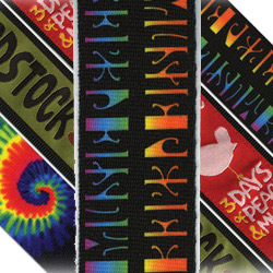 PlanetWaves 50W02 Woodstock Collection Peace Love and Music Gurt