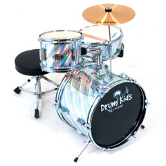 Platin Drumkids Junior-Set silber