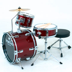 Platin Drumkids Junior-Set weinrot