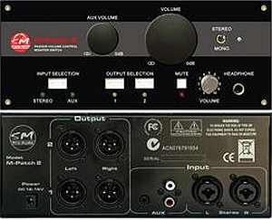 SM Pro Audio M-Patch 2 passiver Lautstärkeregler
