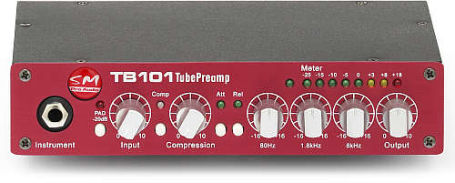 SM Pro Audio TB101 1 Kanal Röhren Preamp m. EQ/opt. Kompressor