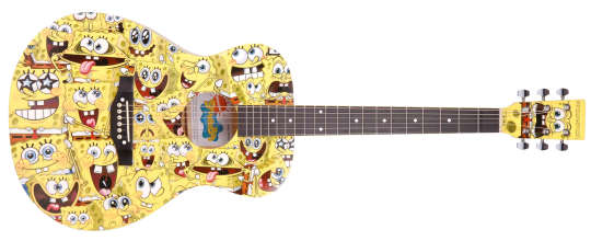 SPONGE BOB Akustik Gitarre