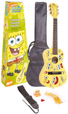 SPONGE BOB Junior Konzertgitarre 1/2