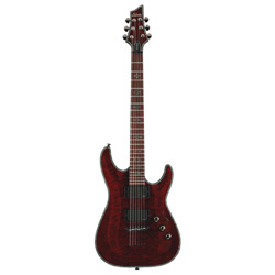 Schecter Hellraiser C-1 E-Gitarre Black Cherry