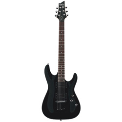 Schecter Omen 6 E-Gitarre Gloss Black